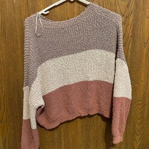 Debut brand multi color sweater